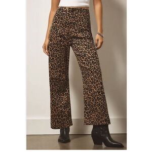 Anthropologie The Colette Crop High-Rise Wide-Leg Jeans by Maeve 25??